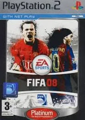 Capa de FIFA 08 Português Europe PS2