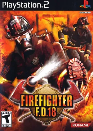 Capa de Firefighter F.d.18 PS2