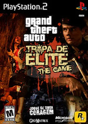 Capa de GTA - Tropa de Elite Versão 2008 PS2