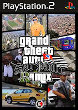 Capa de GTA San Andreas São Paulo PS2