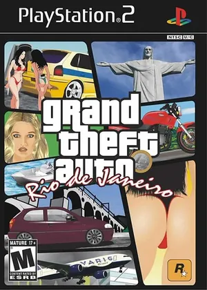 Capa de GTA Rio de Janeiro Completo . PS2