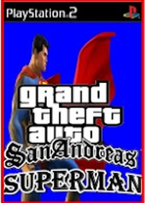Capa de GTA San Andreas Superman PS2