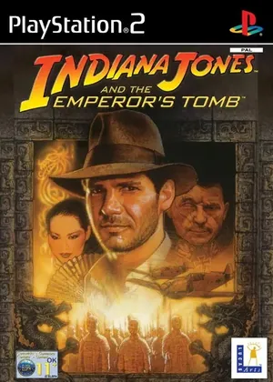 Capa de Indiana Jones and the Emperor's Tomb Europe PS2