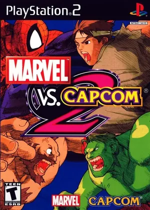 Capa de Marvel Vs. Capcom 2 PS2