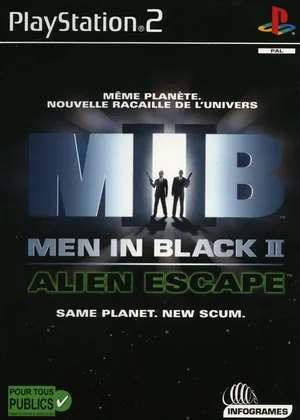 Capa de Men in Black II - Alien Escape Europe PS2