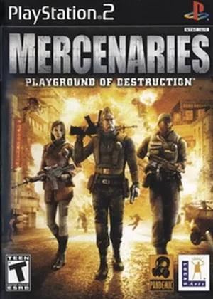 Capa de Mercenaries - Playground of Destruction PS2
