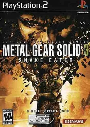 Capa de Metal Gear Solid 3 - Snake Eater PS2