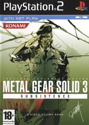 Metal Gear Solid 3 - Subsistence Disc 1 Europe PS2