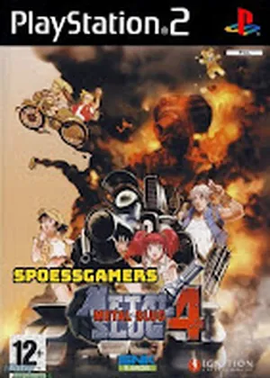 Capa de Metal Slug 4 & 5 Disc 1 Metal Slug 4 PS2