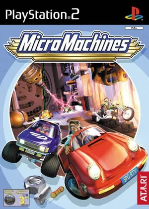 Capa de Micro Machines Europe PS2