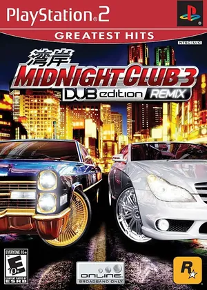 Capa de Midnight Club 3 - Dub Edition Remix PS2