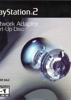 Capa de Network Adaptor Start-up Disc PS2