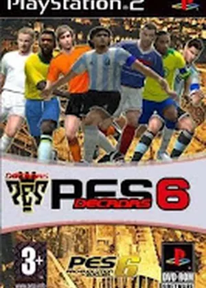 Capa de PES 6 Clássicos Décadas V3 PS2