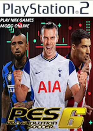 Capa de PES 6 Europeu Online 2021 Novembro PS2