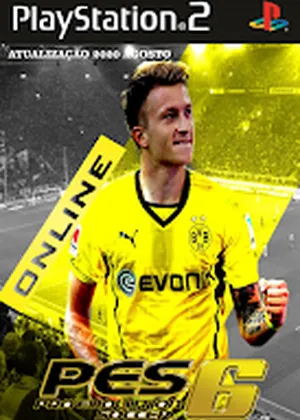 Capa de PES 6 Servidor Online 2020 Agosto PS2