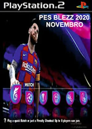 Capa de PES Blezz 2020 Novembro Graficos HD Europa PS2