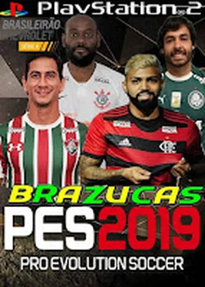 Capa de PES Brazucas 2019 Dezembro PS2