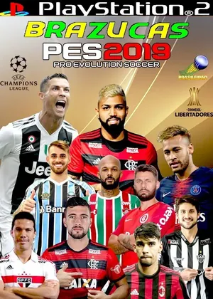 Capa de PES Brazucas 2019 Maio PS2