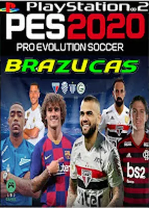 Capa de PES Brazucas 2020 Agosto PS2