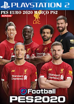 Capa de PES Euro 2020 Março PS2