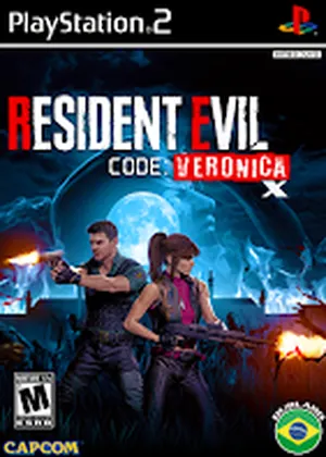 Resident Evil Code Veronica Dublado PS2