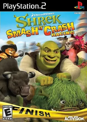 Capa de Shrek Smash and Crash PS2