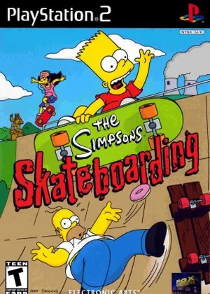 Capa de Simpsons the - Skateboarding PS2