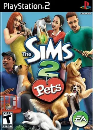 Capa de Sims 2 the - Pets PS2