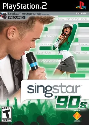 Capa de Singstar 90's PS2