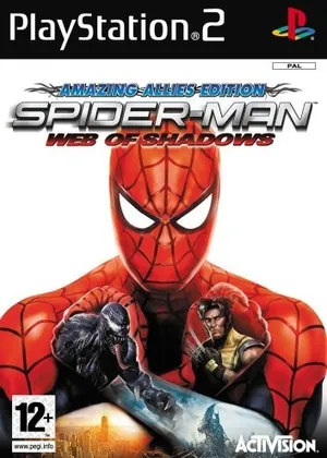Capa de Spider-man - Web of Shadows Europe PS2