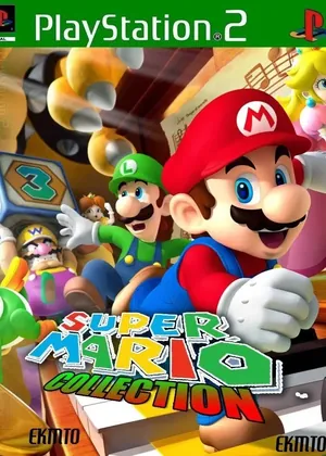 Capa de Super Mário Coleção Mega PS2