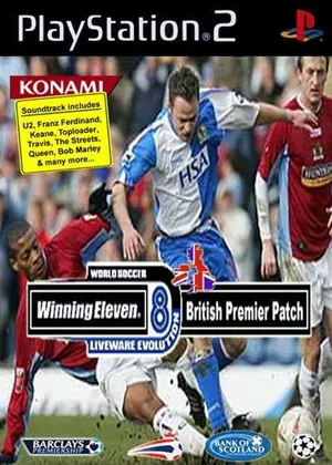 Capa de We8le British Premier Patch. PS2